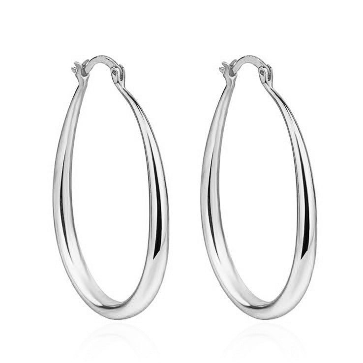 Aretes Óvalo Geométrico - Aretes BATÀ (aretes, dorado, geométrico) - foto 11