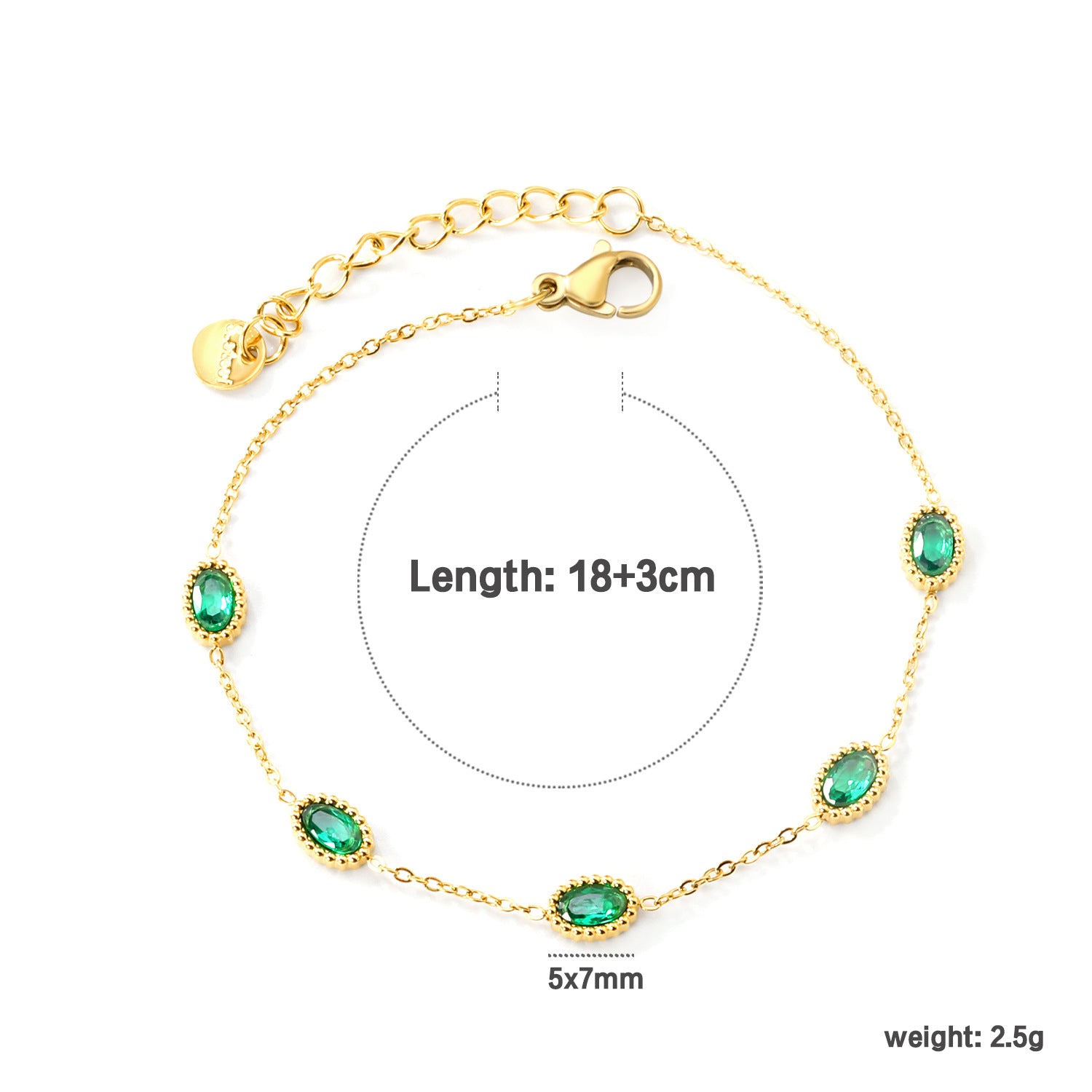 Pulsera Elegante Oro 18k - Pulseras BATÀ (acero, elegante, oro 18k) - foto 6